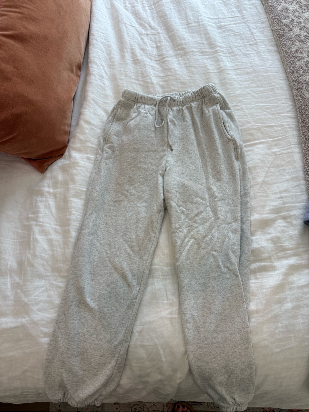Old Navy Light Gray Fleece Joggers